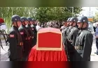 Elazığlı Tankçı Uzman Çavuş Coşkun Sevim, Zeytin Dalı Harekatı bölgesindeki kalp krizi sonrası son yolculuğuna uğurlandı