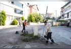 Başiskele Serdar Mahallesi’nde cadde ve sokaklarda köşe bucak temizlik çalışması