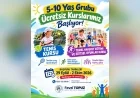 Milas Belediyesi çocuklar için ücretsiz tenis ve temel hareket eğitimi kurslarının kayıtlarını başlatıyor