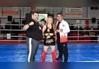 Sökeli Kick Boks Sporcusu Defne Gül, Banaz’da Rakibini Mağlup Ederek Kupanın Sahibi Oldu