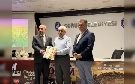 Çorum Belediyesi ve Kent Konseyi’nde “Millî Mücadele’de Çorum” söyleşisiyle kentin tarihî rolü anlatıldı