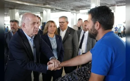 Zafer Partisi Genel Başkanı Prof. Dr. Ümit Özdağ Etlik Osmanlı Pazarı’nda esnaf ve vatandaşlarla buluştu