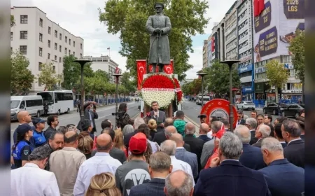 Çankaya’da 30 Ağustos Zafer Bayramı’nın 104. yılı törenler, marşlar ve gösterilerle kutlandı