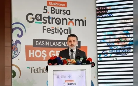 Bursa Büyükşehir Belediyesi Başkan Vekili Şahin Biba: “7 asırlık lezzet mirasını dünya sahnesine çıkarıyoruz”