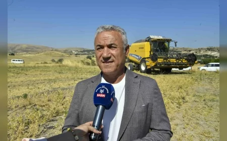 ABB’nin yüzde 50 hibeli sertifikalı nohut tohumu desteği sonrası Ankara’da hasat başladı
