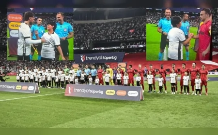 Çorumlu Minik Emir Kırış, Beşiktaş-Çorum FK Maçında Sergilediği Centilmenlikle “Dünya Hemşehrimiz Emir” Oldu
