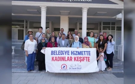 Düzce’de “Belediye Hizmette, Kadınlar Keşifte” programıyla yatırımlar yerinde incelendi