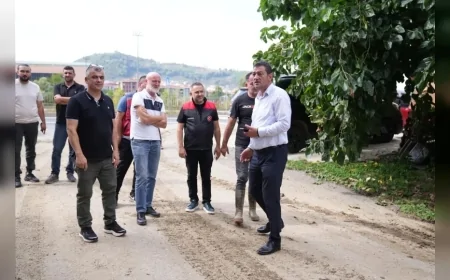 Giresun Belediye Başkanı Fuat Köse: “Aşırı yağıştan etkilenen bölgelerimizde vatandaşlarımızın yanında olmaya devam ediyoruz”