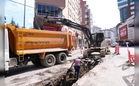 Giresun Belediyesi asbest içme suyu borularını yeniliyor, ikinci etap çalışmalarında sona gelindi