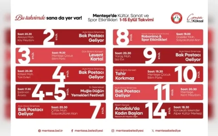 Menteşe Belediyesi eylül ayında kültür, sanat ve sporu ilçenin farklı mahallelerine taşıyor
