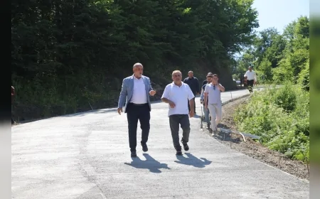 Canik Belediye Başkanı İbrahim Sandıkçı: “Kırsal mahallelerimize 150 milyon liralık yeni beton yollar kazandırdık”