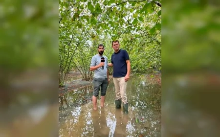 Terme’de yaklaşık 600 dönüm arazi sular altında kaldı: Ferda Ergün DSİ kanallarındaki tıkanmaları işaret etti
