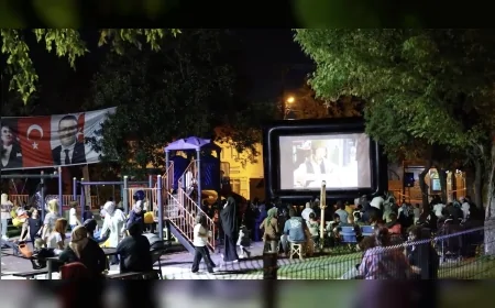 Derince’de Açık Hava Sinema Şöleni Yeşilçam Klasikleriyle Nostalji Dolu Akşamlara Sahne Oldu