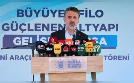 Bursa Büyükşehir Belediyesi Başkan Vekili Şahin Biba: “Altyapıda zamanla yarışıyoruz”