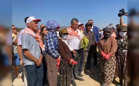 YENİ Parti Genel Başkanı Özgür Özel: “Üreticiye kilo başına en az 40 lira doğrudan destekleme verilmesi şart”