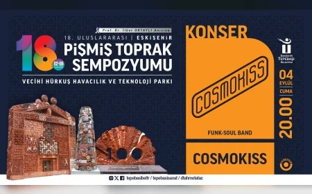 Tepebaşı’nda Pişmiş Toprak Sempozyumu konserleri COSMOKISS ile devam ediyor