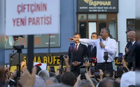 YENİ Parti Genel Başkanı Özgür Özel: “Tekirdağ’da sarsılmaz bir inançla YENİ Parti’ye görülmemiş bir destek var”