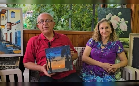 Emekli Çift Tavas’ta Sanatla Yeni Bir Hayata Başladı: Zeliha ve Mustafa Tirelioğlu Ürettikleriyle İyiliğe Katkı Sunuyor