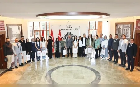 Çorum Valisi Ali Çalgan: “Siz bizim yüz akımızsınız, her biriniz şehrimizin birer elçisi olacaksınız”