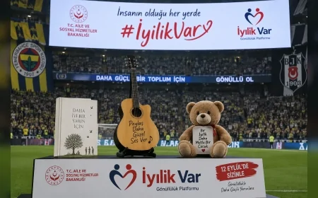 Aile ve Sosyal Hizmetler Bakanlığı İyilik Var Gönüllülük Platformu’nu Fenerbahçe-Beşiktaş derbisinde tanıttı