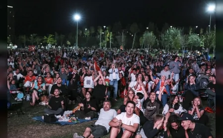 Ankara’da Filenin Sultanları’nın Avrupa Şampiyonluğu Dev Ekranlarda Binlerce Başkentliyle Kutlandı