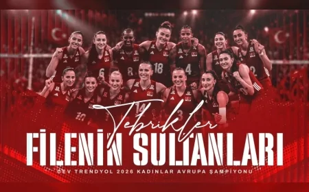 Emine Erdoğan’dan Avrupa Şampiyonu Filenin Sultanları’na tebrik
