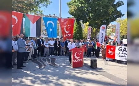 Saadet Partisi Sincan İlçe Başkanı Abidin Temoçin: “Gazze’deki vahşet son bulana dek mücadelemiz devam edecek”