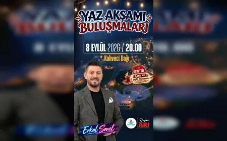 Nevşehir Belediyesi’nin Yaz Akşamı Buluşmaları’nda Erkal Sonel 8 Eylül’de Kahveci Dağı’nda sahne alacak