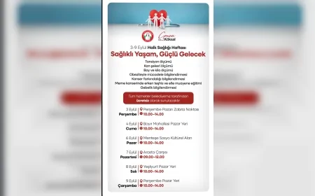 Menteşe Belediyesi sağlık hizmetlerini mahallelere taşıyor: Ücretsiz ölçüm ve bilgilendirme yapılacak