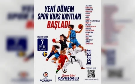 Denizli Büyükşehir Belediyesi 7’den 70’e ücretsiz spor kurslarını 22 farklı branşla yeniden başlatıyor