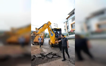 Başiskele Belediye Başkanı M. Yasin Özlü: “Ulaşım güvenliğini ve yol konforunu artıran yatırımlara devam edeceğiz”