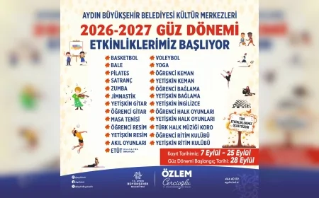 Aydın Büyükşehir Belediye Başkanı Özlem Çerçioğlu Aydınlıları spor, sanat ve eğitim etkinlikleriyle buluşturuyor