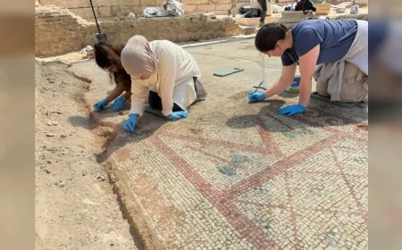 Kültür ve Turizm Bakanı Mehmet Nuri Ersoy: “Pompeiopolis’te 105 metrekarelik zemin mozaiklerini açığa çıkardık”