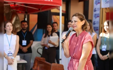 Eskişehir Büyükşehir Belediye Başkanı Ayşe Ünlüce: “Sanatçılarımızın eserleriyle bu mekânın hafızasına yeni izler bırakacağız”