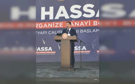 Hatay Valisi Mustafa Masatlı: “Hassa OSB şehrimizin yeniden doğuş sürecindeki kararlılığımızın en önemli göstergelerinden biri”