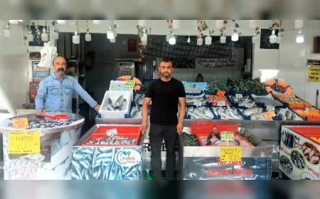 Çorum’da balık sezonu açıldı, tezgahlar istavrit, hamsi ve palamutla doldu