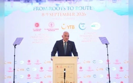 Kültür ve Turizm Bakanı Mehmet Nuri Ersoy: “Müslüman diasporaların Filistin mücadelesini dünyaya anlatmada kritik rolü var”