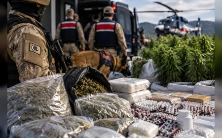 İçişleri Bakanlığı: “28 İlde 548 Kilogram Uyuşturucu ve 2 Milyon 788 Bin Uyuşturucu Hap Ele Geçirildi”