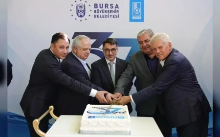 BUSKİ kuruluşunun 37’nci yılını Bursa’da çalışanları ve emekli personeliyle kutladı