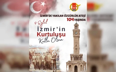 İzmir Gazeteciler Cemiyeti: “İzmir’de yakılan özgürlük ateşi 104 yaşında”