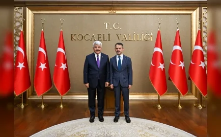 AK Parti Kocaeli Milletvekili Prof. Dr. Sadettin Hülagü’den Vali İlhami Aktaş’a Kocaeli’nin genel durumuna ilişkin ziyaret