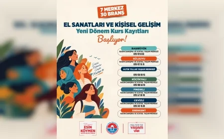 Maltepe Belediyesi kadınlara yönelik 30 farklı branşta ücretsiz kurs düzenleyecek