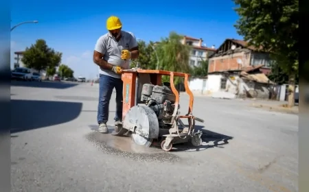 Malatya’da parsel bacaları yol kotuna getiriliyor, sürüş güvenliği ve konfor artırılıyor