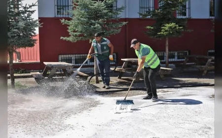 Keçiören Belediye Başkanı Dr. Mesut Özarslan: “Önceliğimiz çocuklarımızın sağlığı ve temiz ortamlarda eğitim alabilmeleri”