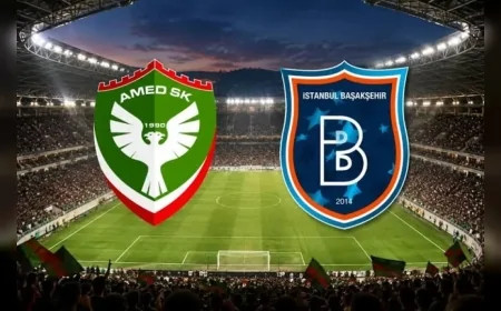 Amedspor, Başakşehir’i 5-0 Mağlup Ederek Süper Lig’de Evindeki 3. Maçını da Kazandı