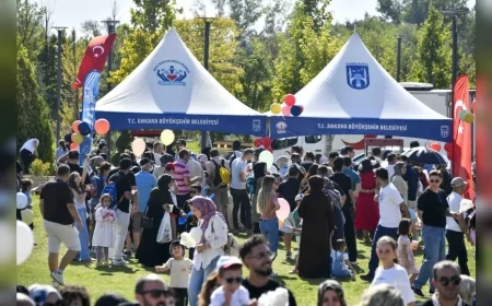 Ankara’da çocuklar “Yaza Veda, Okula Merhaba” şenliğiyle yeni eğitim yılına hazırlandı