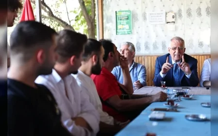 AK Parti Bursa Milletvekili Muhammet Müfit Aydın, Başiskele’de vatandaş ve esnafla buluştu
