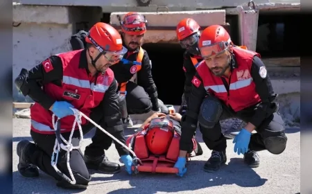 Keçiören Belediyesi KEÇ-TİM, AFAD Deprem ve Simülasyon Merkezi’nde afet senaryolarını gerçeğe yakın tatbikatla uyguladı