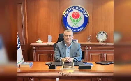 Eğitim-Bir-Sen İzmir 1 No’lu Şube Başkanı Ali Kaya: “Eğitim çalışanlarının sorunları ertelenmeden çözülmeli”