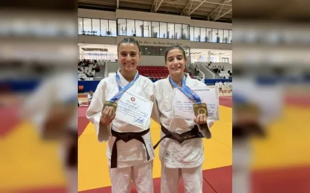 Yunusemre Belediyesporlu Rabia Tekin ve Elif Şanıer’den çifte Türkiye şampiyonluğu